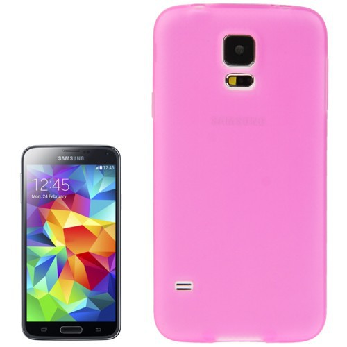 Handyh�lle TPU Schutzh�lle f�r Samsung Galaxy S5 / S5 Neo transparent pink