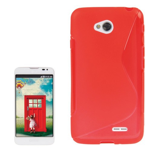 Handyh�lle S Line TPU Tasche f�r LG L70 / Dual D325 Rot