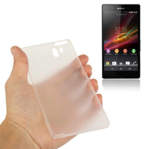 Schutzh�lle Case Ultra D�nn 0,3mm f�r Handy Sony Xperia Z / L36H / C660X Transparent