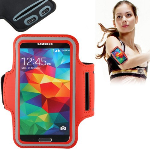 Tasche Armband f�r Samsung Galaxy S3 / S4 / S5 / S5 Neo Rot