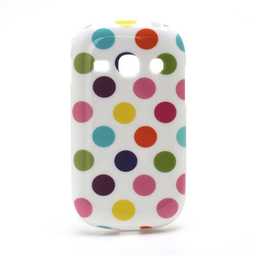 Schutzh�lle f�r Handy Samsung Galaxy Fame S6810 wei�/bunt