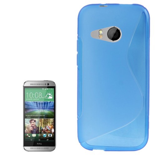 Handyh�lle TPU-Schutzh�lle f�r HTC One mini 2 Blau