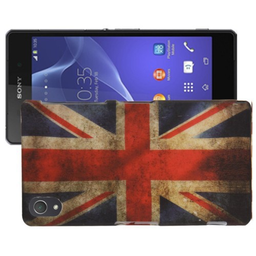 H�lle Retro Flagge TPU Tasche f�r Sony Xperia Z2 L50w