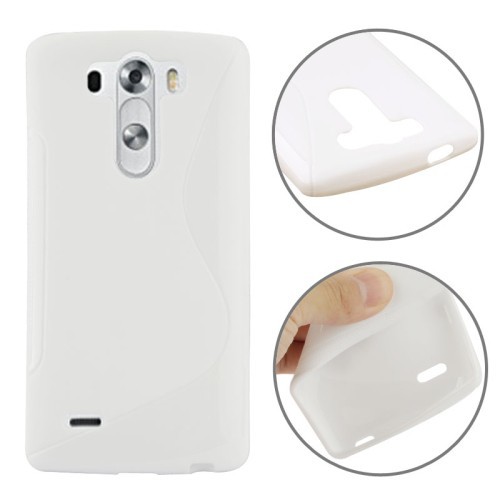 Schutzh�lle TPU Case H�lle f�r Handy LG G3 mini weiss