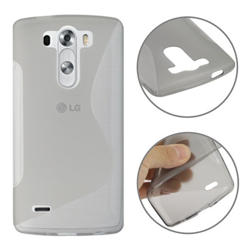 Schutzh�lle TPU Case H�lle f�r Handy LG G3 mini grau