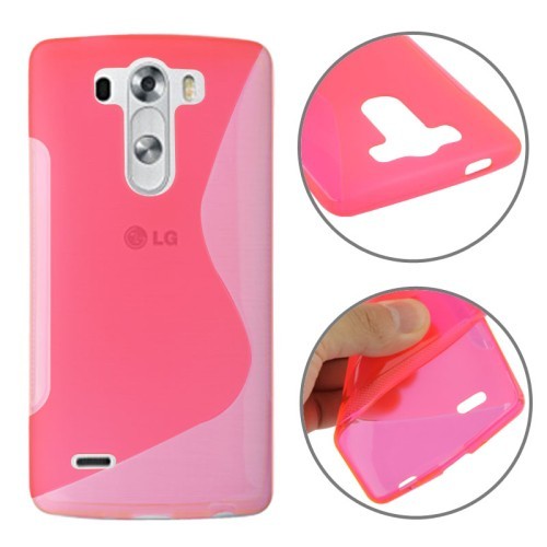 Schutzh�lle TPU Case H�lle f�r Handy LG G3 S pink