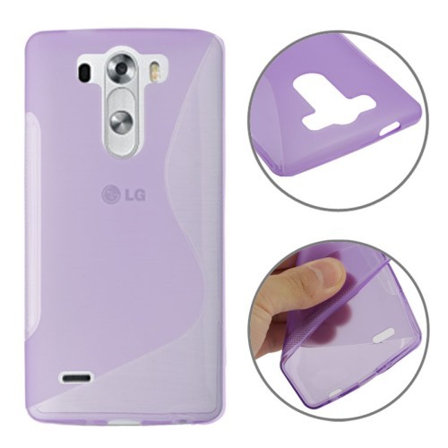 Schutzh�lle TPU Case H�lle f�r Handy LG G3 mini Lila / Violett