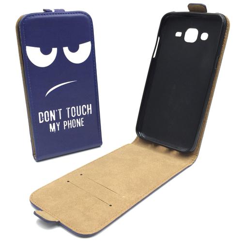 Handyh�lle Tasche f�r Handy Samsung Galaxy J5 Dont Touch my Phone