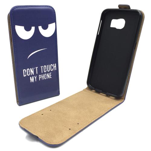 Handyh�lle Tasche f�r Handy Samsung Galaxy S6 Dont Touch my Phone