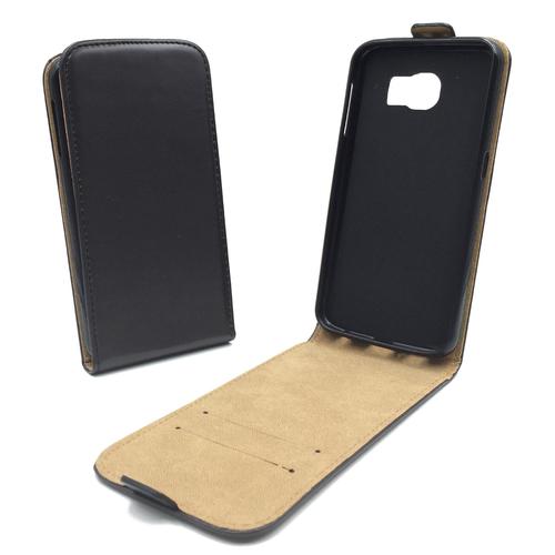 Handyh�lle Tasche f�r Handy Samsung Galaxy S6 Schwarz