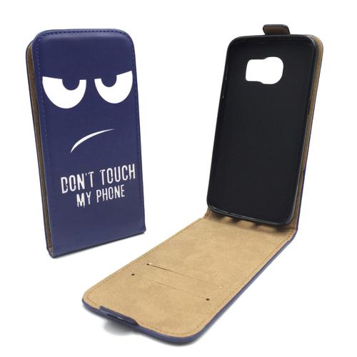 Handyh�lle Tasche f�r Handy Samsung Galaxy S7 Dont Touch my Phone
