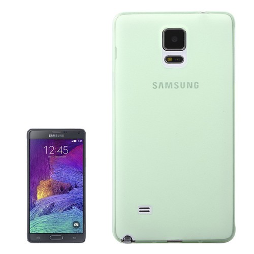 Schutzh�lle Case Ultra D�nn 0,3mm f�r Handy Samsung Galaxy Note 4 SM-N910 Gr�n