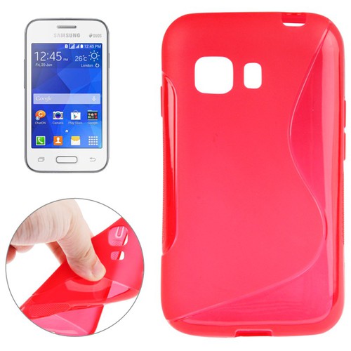 Handyh�lle TPU-Schutzh�lle f�r Samsung Galaxy Young 2 G130 Rot