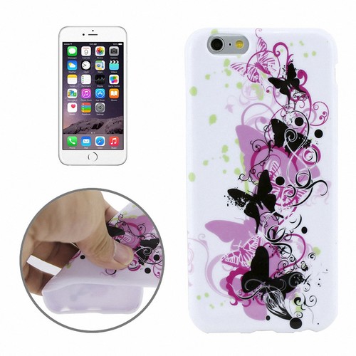 Schutzh�lle Handytasche Etuis TPU f�r Handy Apple iPhone 6 Plus Motiv Schmetterlinge