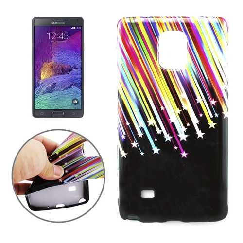 Schutzh�lle Handytasche Etuis TPU f�r Handy Samsung Galaxy Note 4 SM-N910F Stars & Stripes