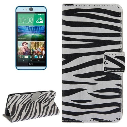Handyh�lle Tasche f�r Handy HTC Desire Eye Motiv Zebra