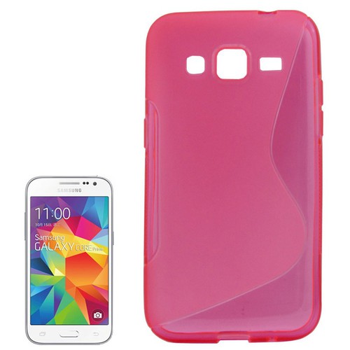 Handyh�lle TPU-Schutzh�lle f�r Samsung Galaxy Core Prime Pink