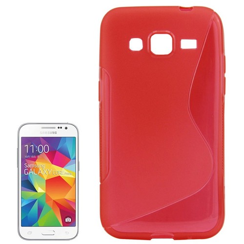 Handyh�lle TPU-Schutzh�lle f�r Samsung Galaxy Core Prime Rot