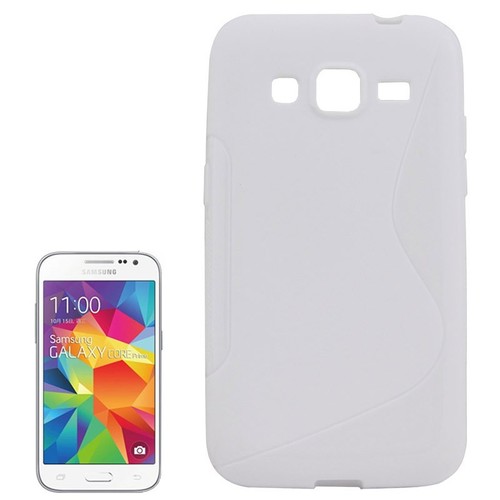 Handyh�lle TPU-Schutzh�lle f�r Samsung Galaxy Core Prime Wei�