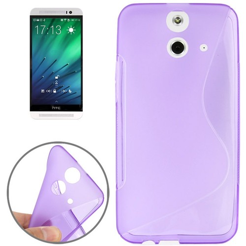 Handyh�lle TPU-Schutzh�lle f�r HTC One E8 Lila / Violett
