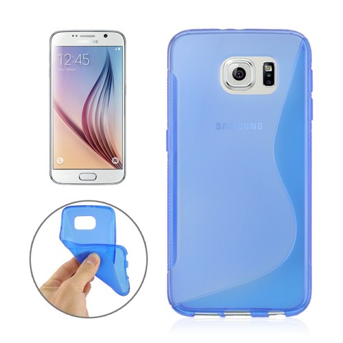 Handyh�lle TPU-Schutzh�lle f�r Samsung Galaxy S6 SM-G920F Blau
