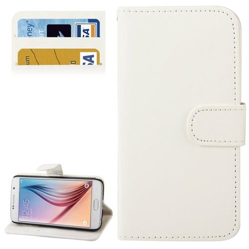 Schutzh�lle Case Handytasche (Flip Quer) f�r Case Handy Samsung Galaxy S6 Wei�