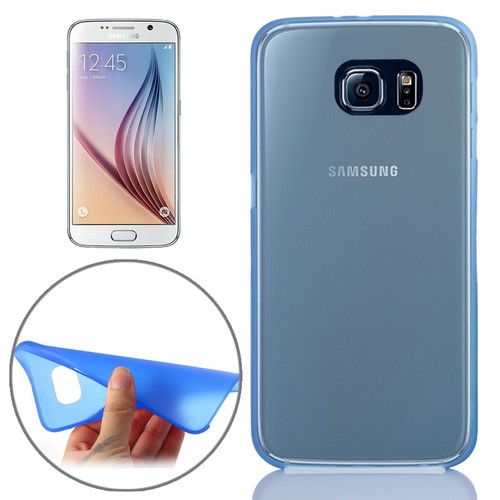 Schutzh�lle Case Ultra D�nn 0,3mm f�r Handy Samsung Galaxy S6 Blau
