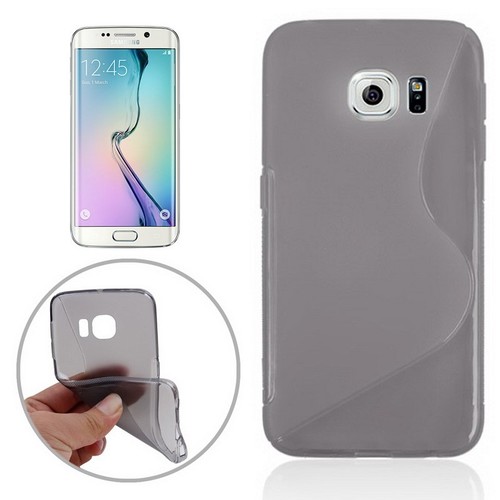 Handyh�lle TPU Case f�r Handy Samsung Galaxy S6 Edge SM-G925 Grau