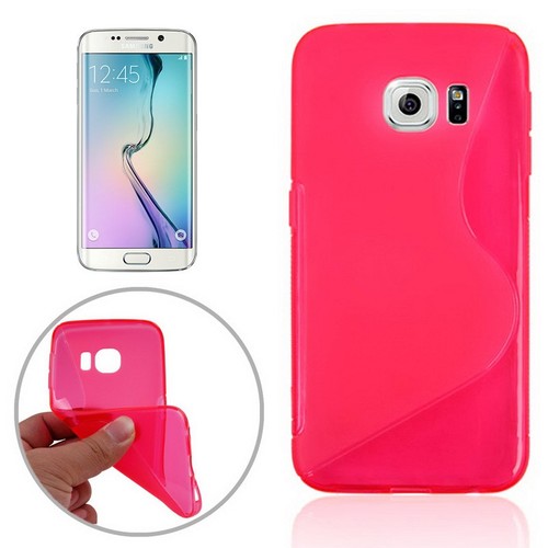 Handyh�lle TPU Case f�r Handy Samsung Galaxy S6 Edge SM-G925 Pink