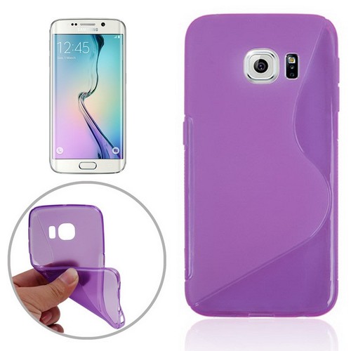 Handyh�lle TPU Case f�r Handy Samsung Galaxy S6 Edge SM-G925 Lila / Violett