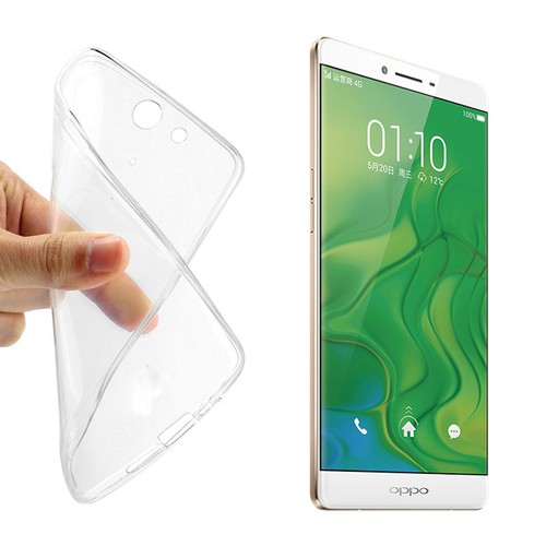 Ultra D�nn Schutzh�lle Handytasche Etuis TPU f�r Handy Oppo R7 Plus Transparent Klar