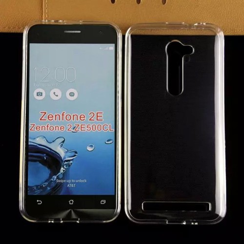 Ultra D�nn Schutzh�lle Handytasche Etuis TPU f�r Handy Asus Zenfone 2 ZE500CL Transparent Klar