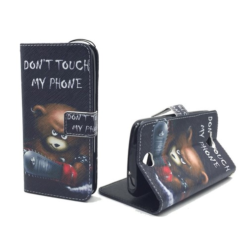 Handyh�lle Tasche f�r Handy Acer Liquid Z530 Schriftzug B�r mit Kettens�ge