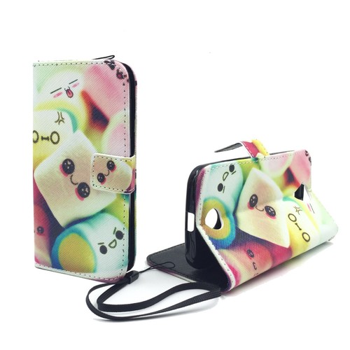 Handyh�lle Tasche f�r Handy Acer Liquid Z330 Schriftzug Marshmallows