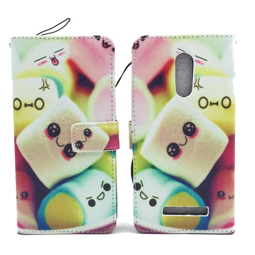 Handyh�lle Tasche f�r Handy Xiaomi Redmi Note 3 Schriftzug Marshmallows