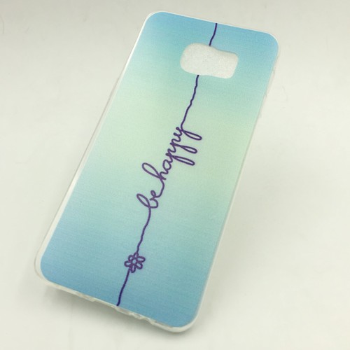 Handyh�lle Schutzh�lle f�r Samsung Galaxy S6 Edge Plus Case Cover Bumper Etuis Silikon Blau