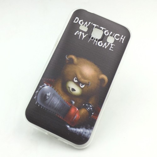 Handyh�lle Schutzh�lle f�r Samsung Galaxy J1 (2015) Case Cover Bumper Etuis Silikon Schwarz