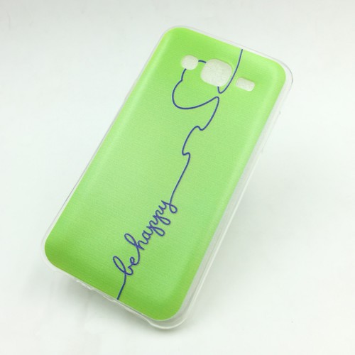 Handyh�lle Schutzh�lle f�r Samsung Galaxy J5 (2015) Case Cover Bumper Etuis Silikon Gr�n