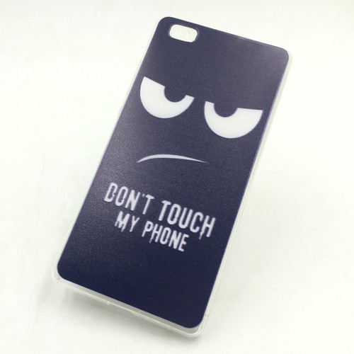 Handyh�lle Schutzh�lle f�r Huawei P8 Case Cover Bumper Etuis Silikon Blau