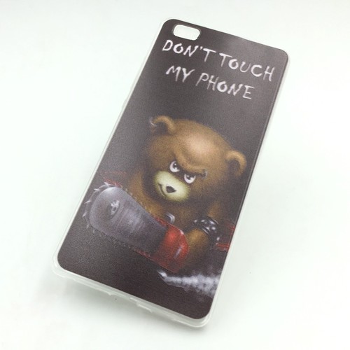 Handyh�lle Schutzh�lle f�r Huawei P8 Case Cover Bumper Etuis Silikon Schwarz