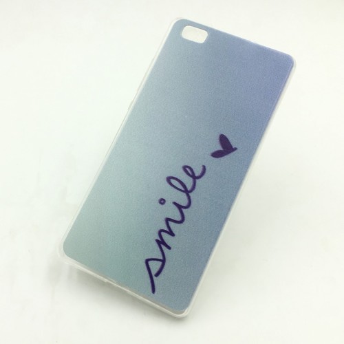 Handyh�lle Schutzh�lle f�r Huawei P8 Lite Case Cover Bumper Etuis Silikon Blau