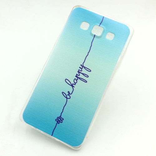 Handyh�lle Schutzh�lle f�r Samsung Galaxy A5 (2015) Case Cover Bumper Etuis Silikon Blau