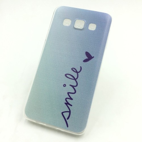 Handyh�lle Schutzh�lle f�r Samsung Galaxy A3 (2015) Case Cover Bumper Etuis Silikon Blau