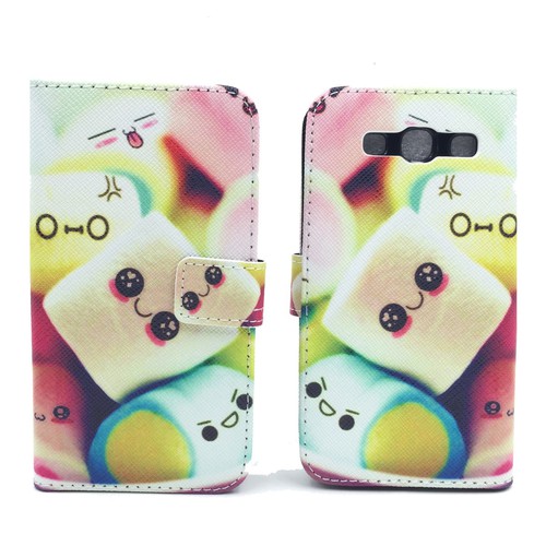 Handyh�lle Tasche f�r Handy Samsung Galaxy S3 / S3 Neo Schriftzug Marshmallows