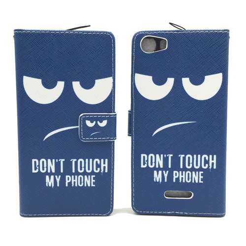 Handyh�lle Tasche f�r Handy Wiko Fever 4G  Dont Touch my Phone