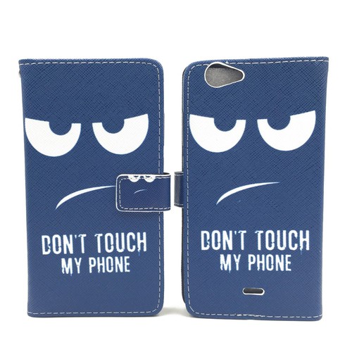 Handyh�lle Tasche f�r Handy Wiko Pulp Fab 4G Dont Touch my Phone
