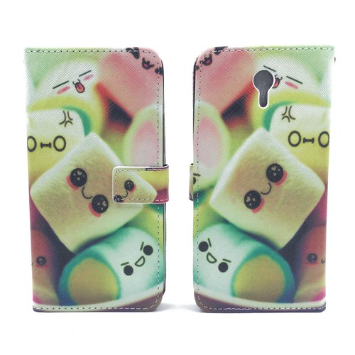 Handyh�lle Tasche f�r Handy Lenovo ZUK Z1 Schriftzug Marshmallows