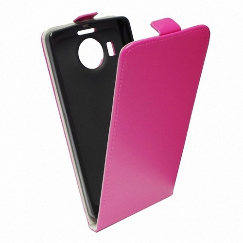 Flip Schutz H�lle f�r Huawei Honor Holly Pink Leder-Imitat Slim Flex