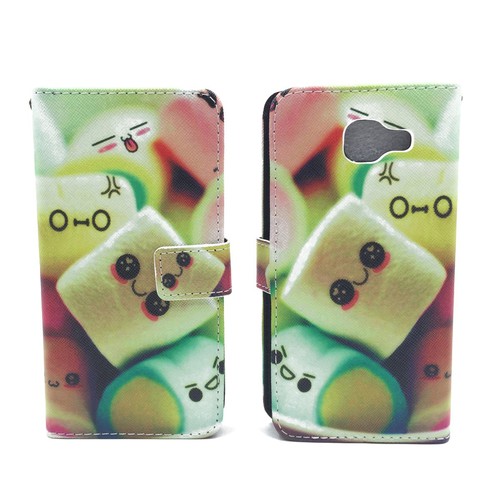 Handyh�lle Tasche f�r Handy Samsung Galaxy A5 (2016)  Marshmallows