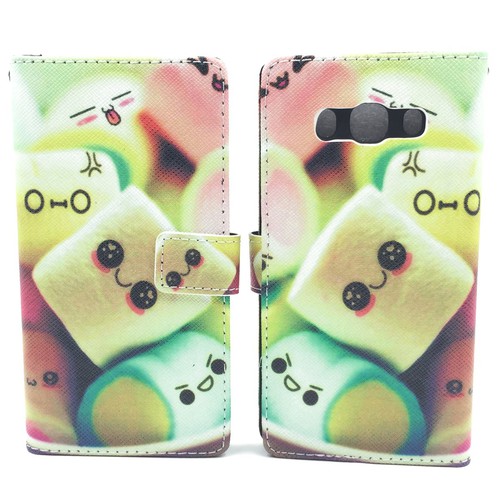 Handyh�lle Tasche f�r Handy Samsung Galaxy J5 (2016)  Marshmallows